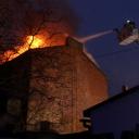 Pożar kamienicy przy ul. Wileńskiej w Pabiaicach Życie Pabianic