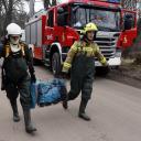 Strażacy OSP Dobroń uratowali bobra przy młynie w Talarze Życie Pabianic
