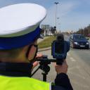 Pomiar prędkości policja Życie Pabianic