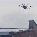 Dron nad domem Zycie Pabianic