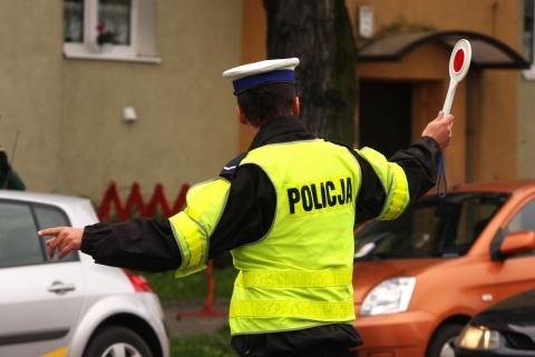Policja drogówka Życie Pabianic