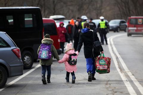 Przejście graniczne w Hrebennem. Ukraińcy uciekają do Polski przed wojną Życie Pabianic