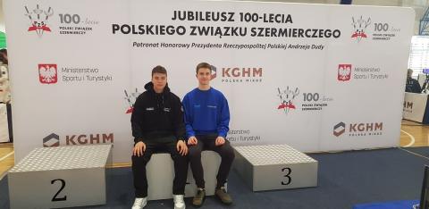 Stanisław Jurga i Tomasz Bartoszek (Zjednoczeni) startowali w Ogólnopolskiej Olimpiadzie Młodzieży Życie Pabianic