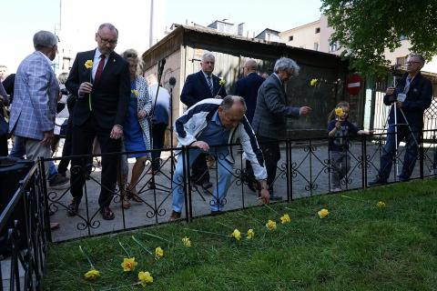 Obchody 80 rocznicy likwidacji getta w Pabianicach Życie Pabianic
