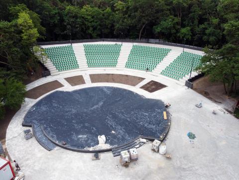 Tak zmienia się amfiteatr w parku Wolności Zycie Pabianic