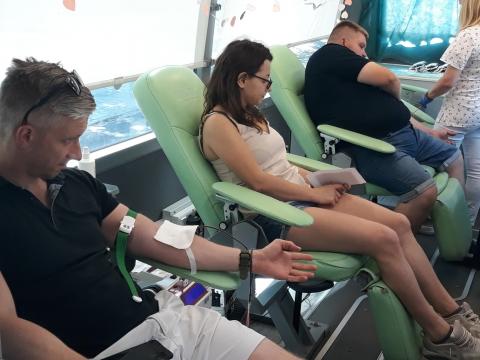 Krwiodawcy oddali ponad 11 litrów krwi podczas terenowej zbiórki