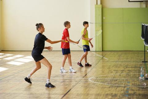 Nadieżda Zięba, mistrzyni Europy, poprowadziła trening badmintona w Pabianicach Życie Pabianic