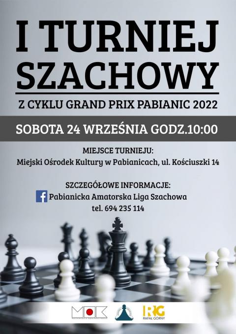 W Miejskim Ośrodku Kultury startuje szachowe Grand Prix Pabianic Życie Pabianic