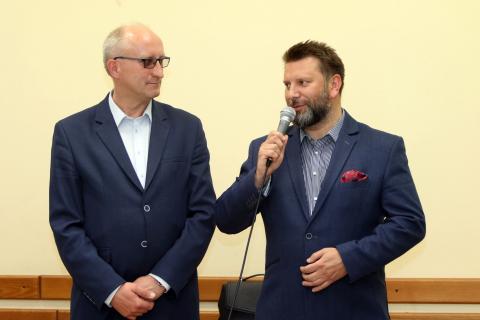 Przewodniczący Kraska i sekretarz Gryglewski
