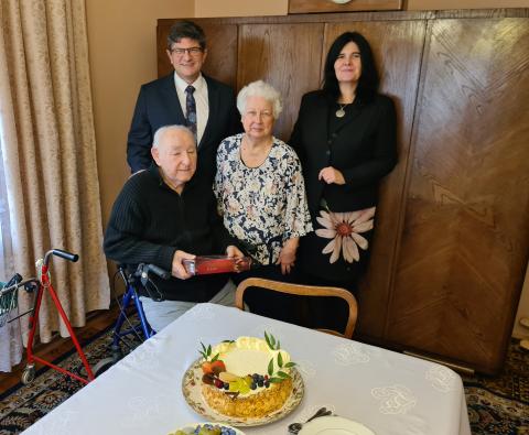 Kosterowie obchodzą 70 rocznicę ślubu Życie Pabianic