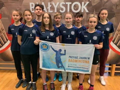 UKS Korona Pabianice - badmintonowy brązowy medalista mistrzostw Polski juniorów młodszych Życie Pabianic