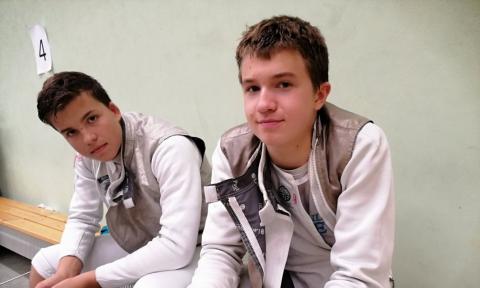 Floreciści Zjednoczonych Stanisław Jurga (z lewej) i Tomasz Bartoszek startowali w Pucharze Polski Życie Pabianic