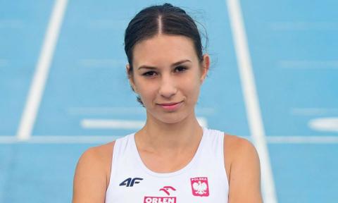 Kinga Królik (UKS Azymut) obroniła tytuł wicemistrzyni Polski w biegu na 3.000 metrów Życie Pabianic