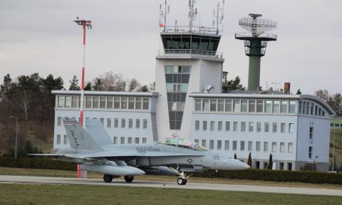 F-18 przyleciały do Łasku