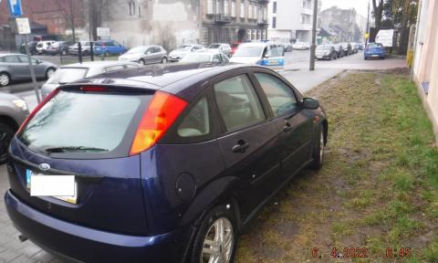 Strażnicy wlepili 300 zł mandatu za parkowanie na trawniku Życie Pabianic