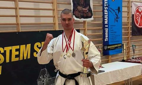Tomasz Pawlikowski (Heros Team) był gwiazdą mistrzostw Polski w karate Życie Pabianic