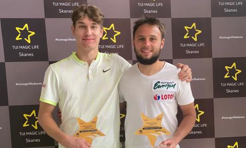 Wychowanek PKT Pabianice Szymon Kielan i Michał Mikuła wygrali tenisowy turniej w Tunezji Życie Pabianic