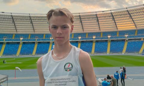 Kacper Kurowski (Azymut Pabianice) wystartował w Ogólnopolskiej Olimpiadzie Młodzieży Życie Pabianic