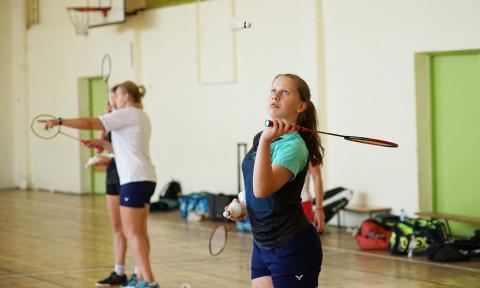 Nadieżda Zięba, mistrzyni Europy, poprowadziła trening badmintona w Pabianicach Życie Pabianic