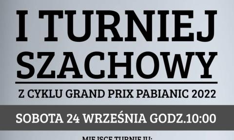 W Miejskim Ośrodku Kultury startuje szachowe Grand Prix Pabianic Życie Pabianic