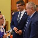 Minister Wdówik odwiedził Warsztat Terapii Zajęciowej Życie Pabianic