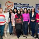 Protest kobiet PO Życie Pabianic