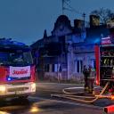 Pożar przy ul. Jutrzkowickiej, Płonął około stuletni  Życie Pabianic