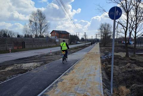 Budowa dróg rowerowych na coraz bardzie zaawansowanym poziomie Życie Pabianic