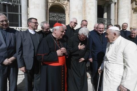 Księża spotkali się z papieżem