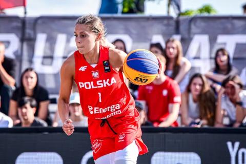 Justyna Rudzka, wychowanka PTK Pabianice, gra w reprezentacji Polski w koszykówce 3x3 Życie Pabianic