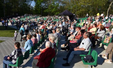 Oficjalne otwarcie amfiteatru w parku Wolności Życie Pabianic