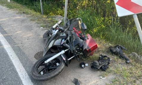 Ul. Lutomierska: 25-latka rozbiła się na motocyklu