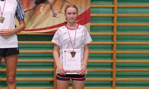 Agnieszka Kopka (Korona Pabianice) przywiozła dwa medale z turnieju badmintonistów w Solcu Kujawskim Życie Pabianic