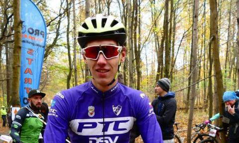 Igor Szumer (PTC DSV Alpina Pabianice) został mistrzem województwa w kolarstwie górskim Życie Pabianic