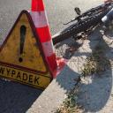 potrącony rowerzysta Życie Pabianic