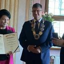 Anna Leśniak odebrała certyfikat i medal z rąk prezydenta