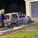 Strażacy z Markówki i Dobronia gasili pożary aut