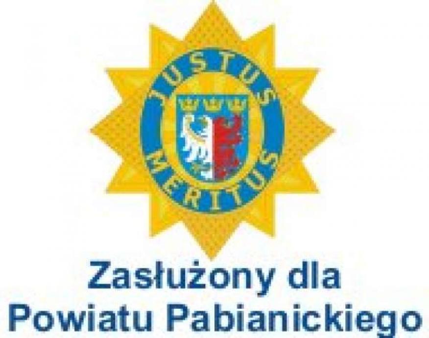 Tytuł i medal „Zasłużony dla Powiatu Pabianickiego”.